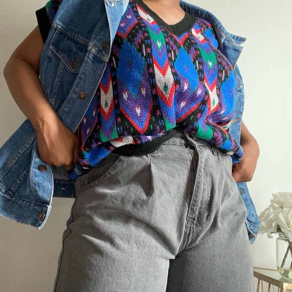 1980s/1990s VINTAGE JANE ADAMS KNIT SWEATER - Picture 1 of 4